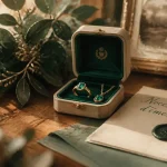 40 ans noces de quoi : écrin émeraude et bague pour les noces d’émeraude