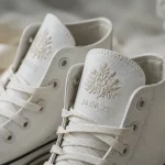 Converse mariage en cuir blanc, confort et style unique