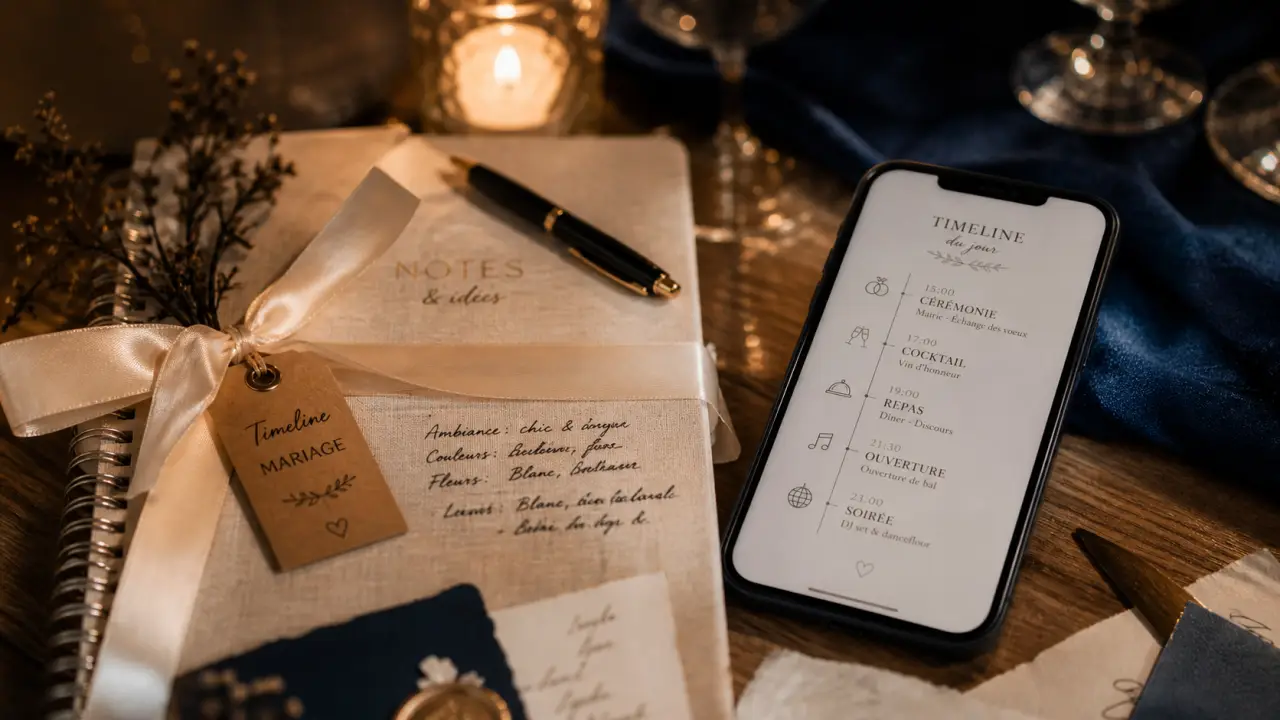 Musique du mariage : carnet avec idées de chansons pour entrée et soirée